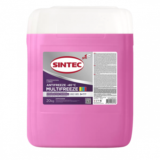 Sintec Antifreeze Multifreeze violet -40 °С, 20кг