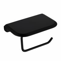 Бумагодержатель с полкой для телефона ABBER Nord AA1530B черный матовый схема 1 Бумагодержатель с полкой для телефона ABBER Nord AA1530B черный матовый схема 1