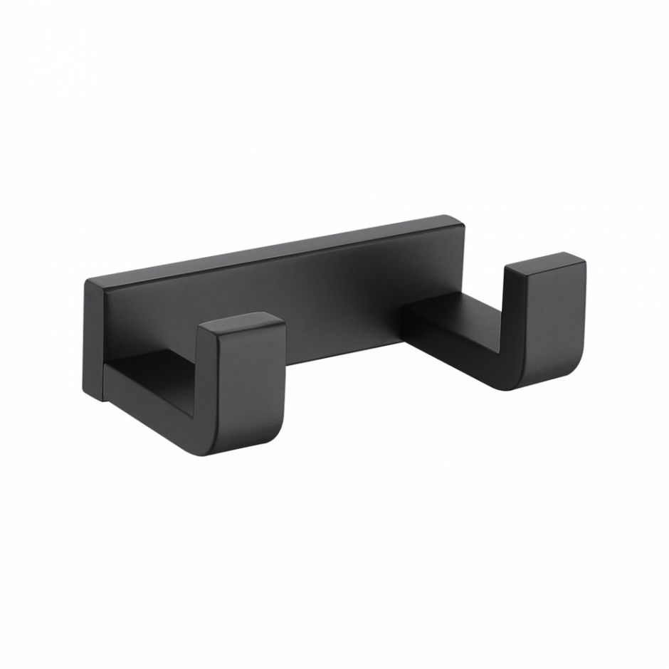 Изображение Крючок двойной ABBER Westen AA1750B черный матовый