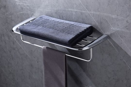 Полка для полотенец ABBER Nord AA1554 хром схема 3