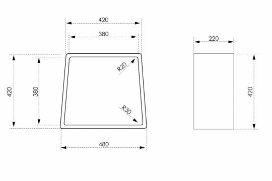 Стульчик для ванной ABBER Stein AS1638 белый матовый схема 2