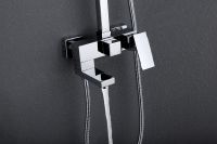 Душевая стойка ABBER Daheim AF8216L с изливом, хром схема 3