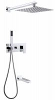 Душевая система ABBER Daheim AF8217 скрытого монтажа с изливом, хром схема 1