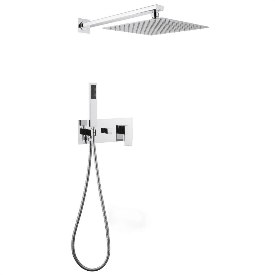 Изображение Душевая система ABBER Daheim AF8218 скрытого монтажа без излива, хром