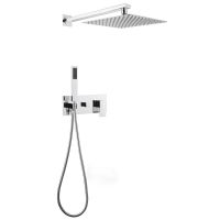 Душевая система ABBER Daheim AF8218 скрытого монтажа без излива, хром схема 1