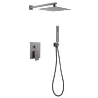 Душевая система ABBER Daheim AF8219NG скрытого монтажа без излива, никель схема 1