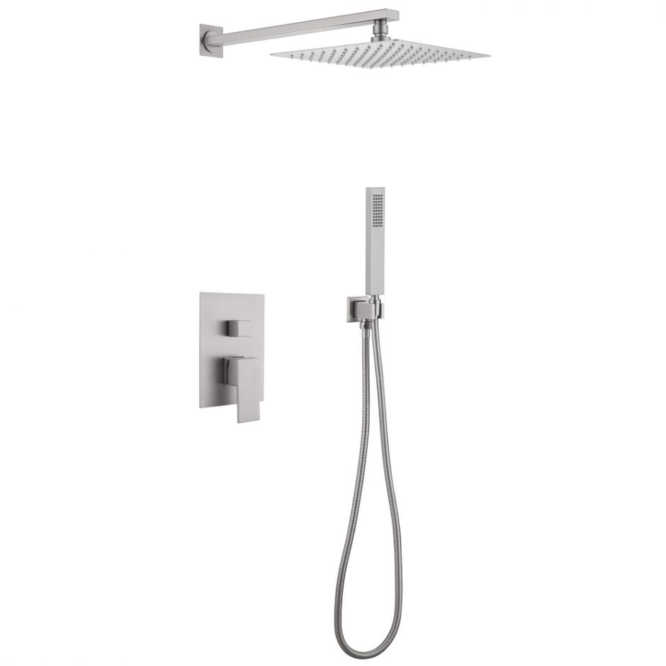 Изображение Душевая система ABBER Daheim AF8219SP скрытого монтажа без излива, сатин