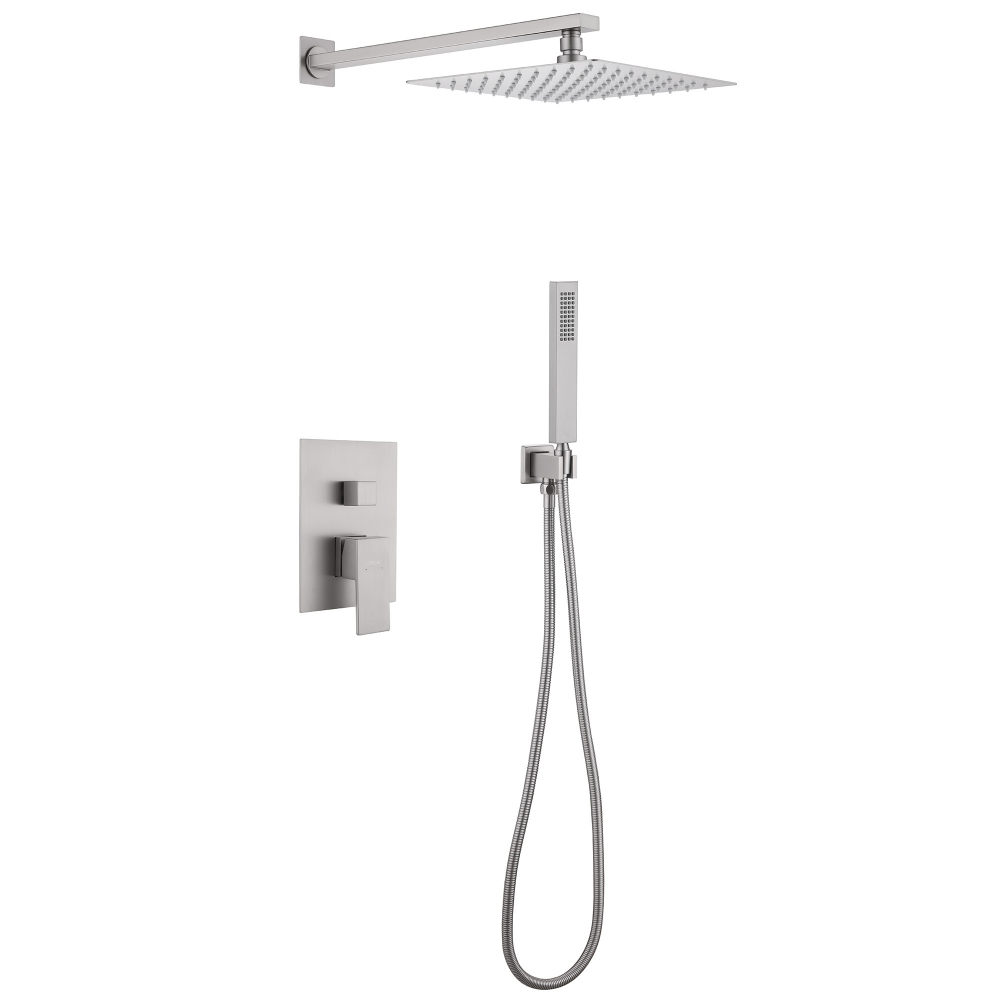 Душевая система ABBER Daheim AF8219SP скрытого монтажа без излива, сатин цена от 39 889 ₽ Фото Душевая система ABBER Daheim AF8219SP скрытого монтажа без излива, сатин