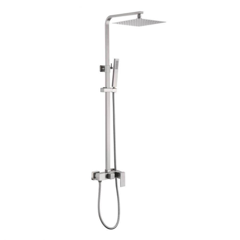 Душевая стойка ABBER Daheim AF8220SPL без излива, сатин