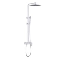 Душевая стойка ABBER Daheim AF8220WL без излива, белая матовая схема 1 Душевая стойка ABBER Daheim AF8220WL без излива, белая матовая схема 1