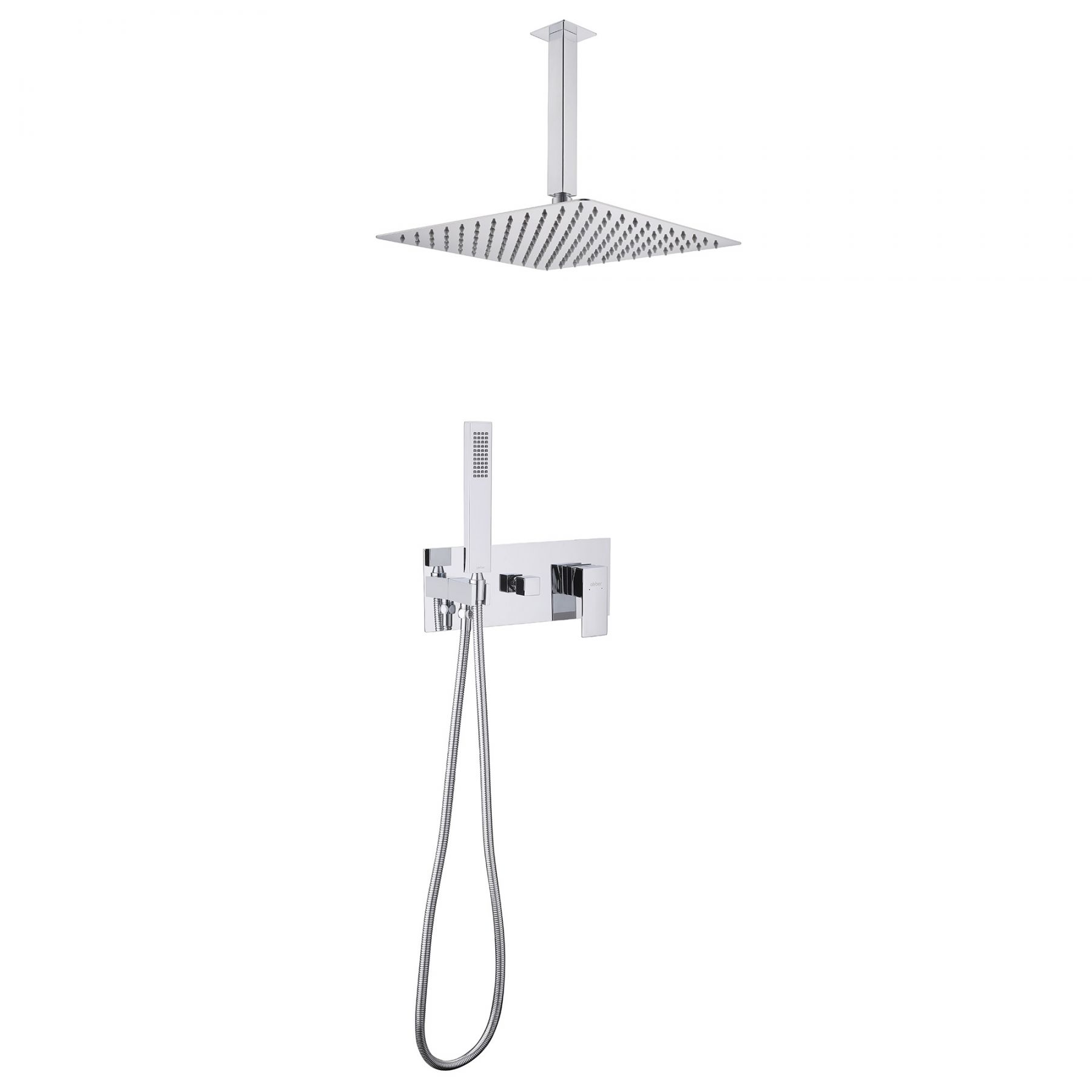 Душевая система ABBER Daheim AF8221 скрытого монтажа без излива, хром цена от 33 222 ₽ Фото Душевая система ABBER Daheim AF8221 скрытого монтажа без излива, хром