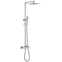 Душевая стойка ABBER Daheim AF8260SPL с термостатом без излива, сатин схема 1