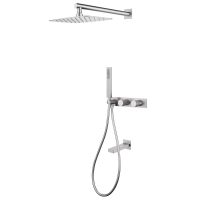 Душевая система ABBER Rund AF8717SP скрытого монтажа с изливом, сатин схема 1 Душевая система ABBER Rund AF8717SP скрытого монтажа с изливом, сатин схема 1