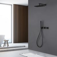 Душевая система ABBER Rund AF8718B скрытого монтажа без излива, черный матовый схема 3 Душевая система ABBER Rund AF8718B скрытого монтажа без излива, черный матовый схема 3