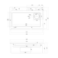 Кухонная мойка ABBER Wasser Kreis AF2194NG никель схема 2