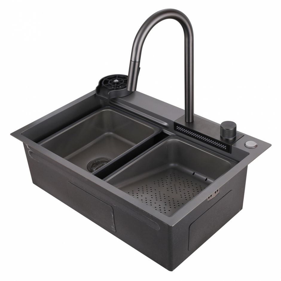 Кухонная мойка ABBER Wasser Kreis AF2194NG никель ФОТО