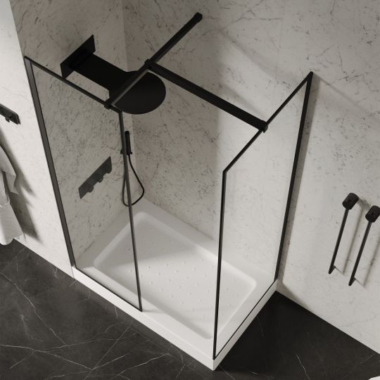 Душевой поддон ABBER AD3C107 100х70 прямоугольный, акриловый, белый схема 7