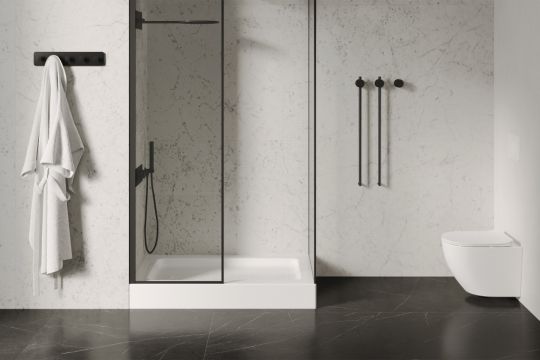 Душевой поддон ABBER AD3C119 110х90 прямоугольный, акриловый, белый схема 8