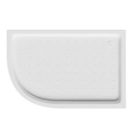 Душевой поддон ABBER AD3E129 R 120х90 асимметричный, акриловый, белый схема 1