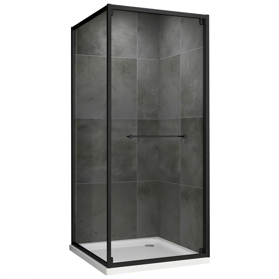 Изображение Душевой уголок ABBER Schwarzer Diamant AG0A100B 100х100 см