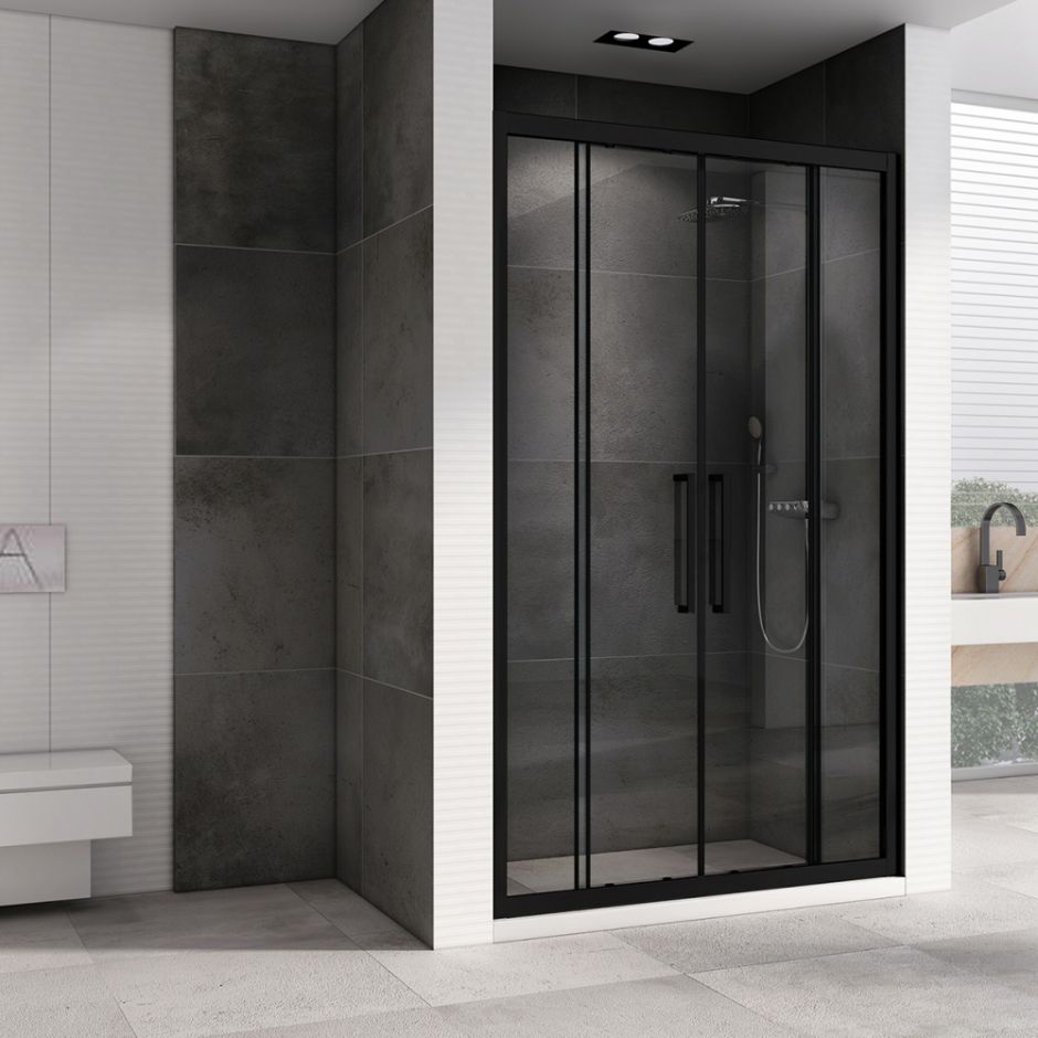 Душевая дверь ABBER Schwarzer Diamant AG33140BH 140 см ФОТО