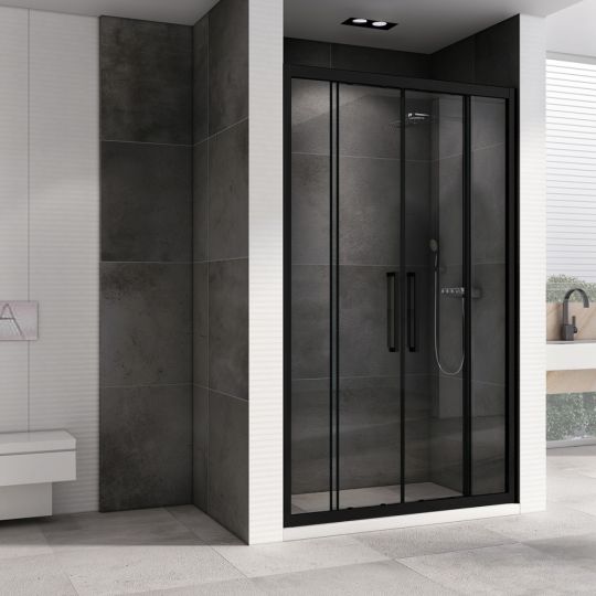 Душевая дверь ABBER Schwarzer Diamant AG33140BH 140 см схема 3