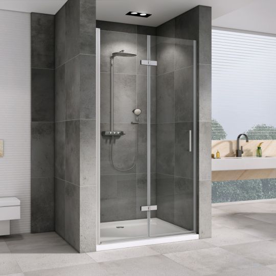 Душевая дверь ABBER Zart AG08090P 90 см схема 3