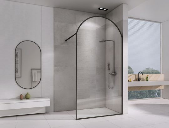 Душевая перегородка ABBER Immer Offen AG64100BN схема 3