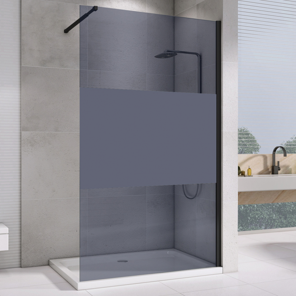 Душевая перегородка ABBER Immer Offen AG69100BT цена от 22 270 ₽ Фото Душевая перегородка ABBER Immer Offen AG69100BT