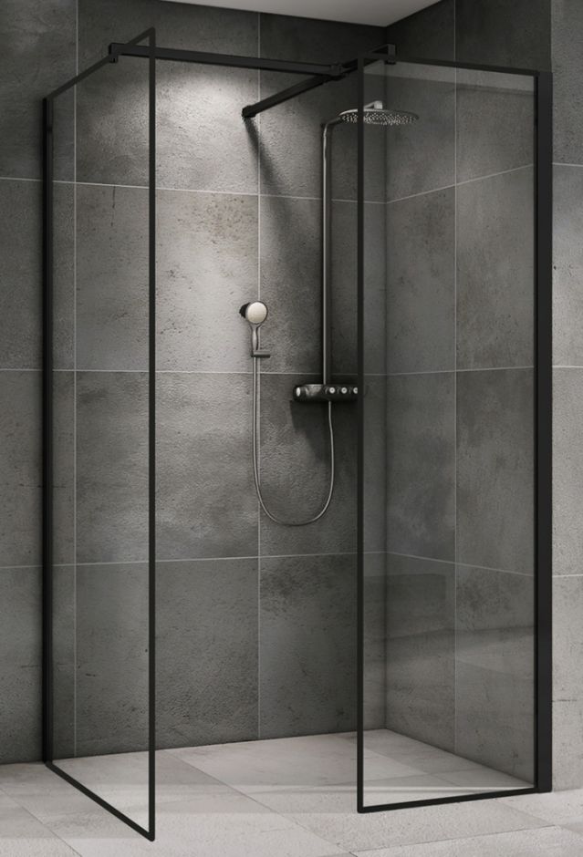 Изображение Душевой уголок ABBER Immer Offen AG67128B 120х80 см