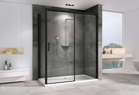 Душевой уголок ABBER Komfort AG93150B-S92B 150х90 см схема 3