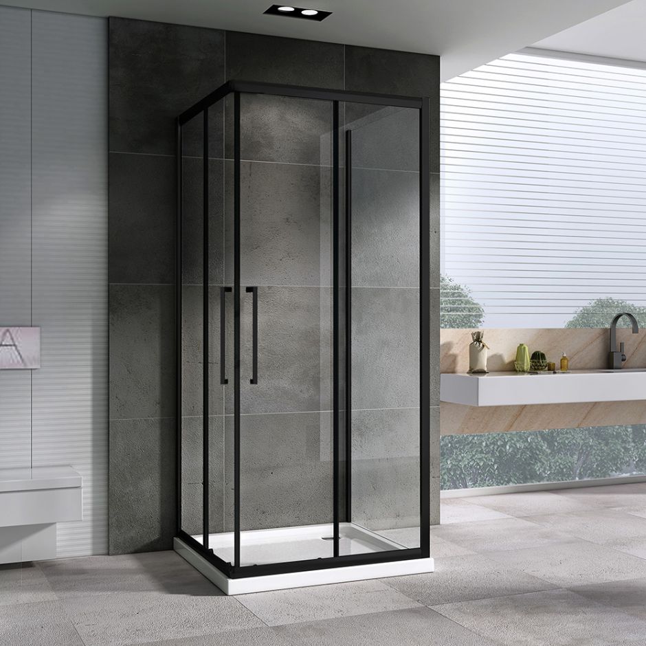 Душевой уголок ABBER Schwarzer Diamant AG02080BH-S80B 80х80 см ФОТО
