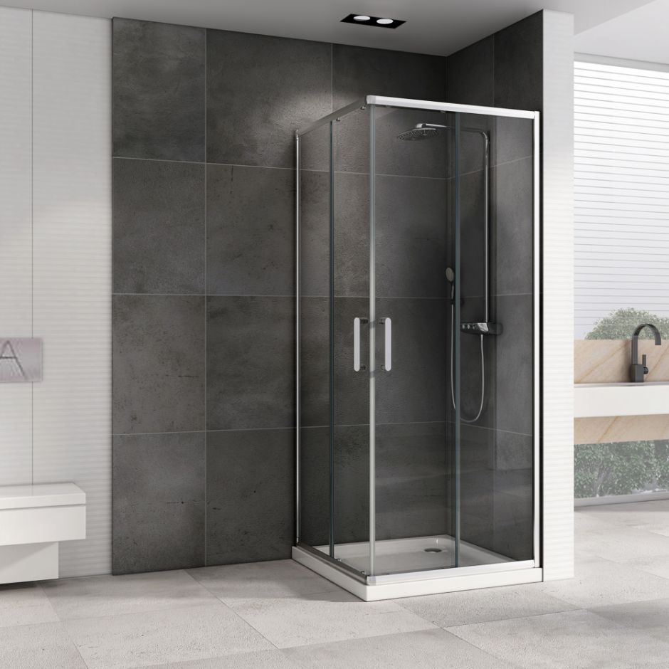 Душевой уголок ABBER Schwarzer Diamant AG020905 90х90 см ФОТО
