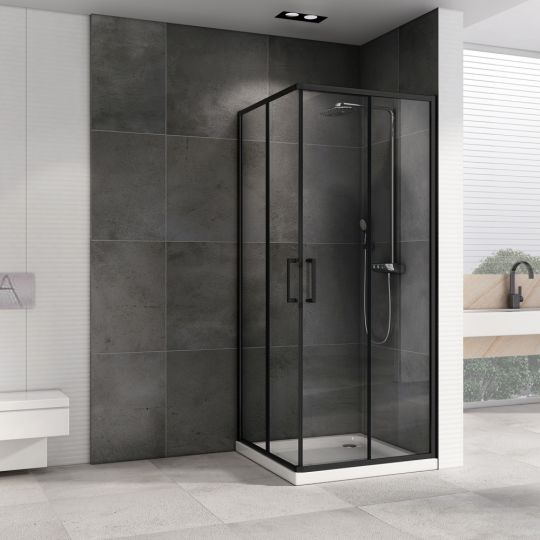 Душевой уголок ABBER Schwarzer Diamant AG02090B5 90х90 см схема 3
