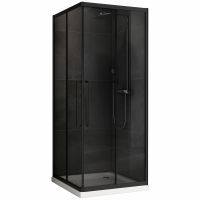 Душевой уголок ABBER Schwarzer Diamant AG02090BDTH 90х90 см схема 1