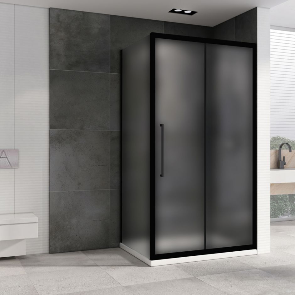 Душевой уголок ABBER Schwarzer Diamant AG30110BMH-S90BM 110х90 см ФОТО