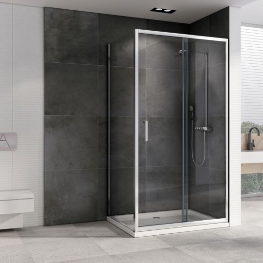 Душевой уголок ABBER Schwarzer Diamant AG301405-S805 140х80 см схема 3