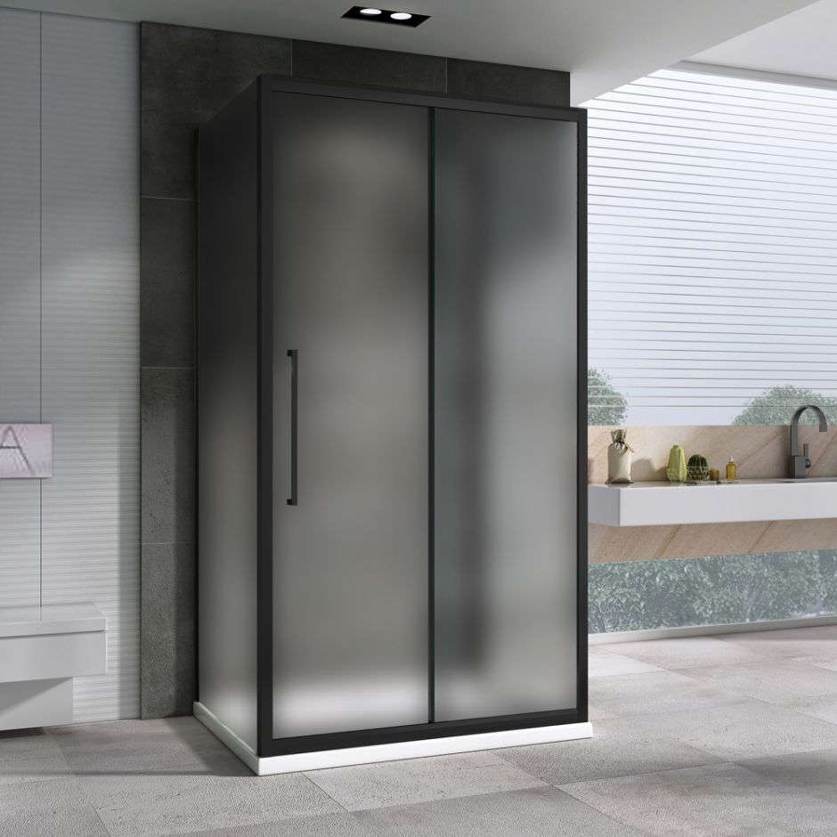 Душевой уголок ABBER Schwarzer Diamant AG30160BMH-S70BM-S70BM 160х70 см ФОТО