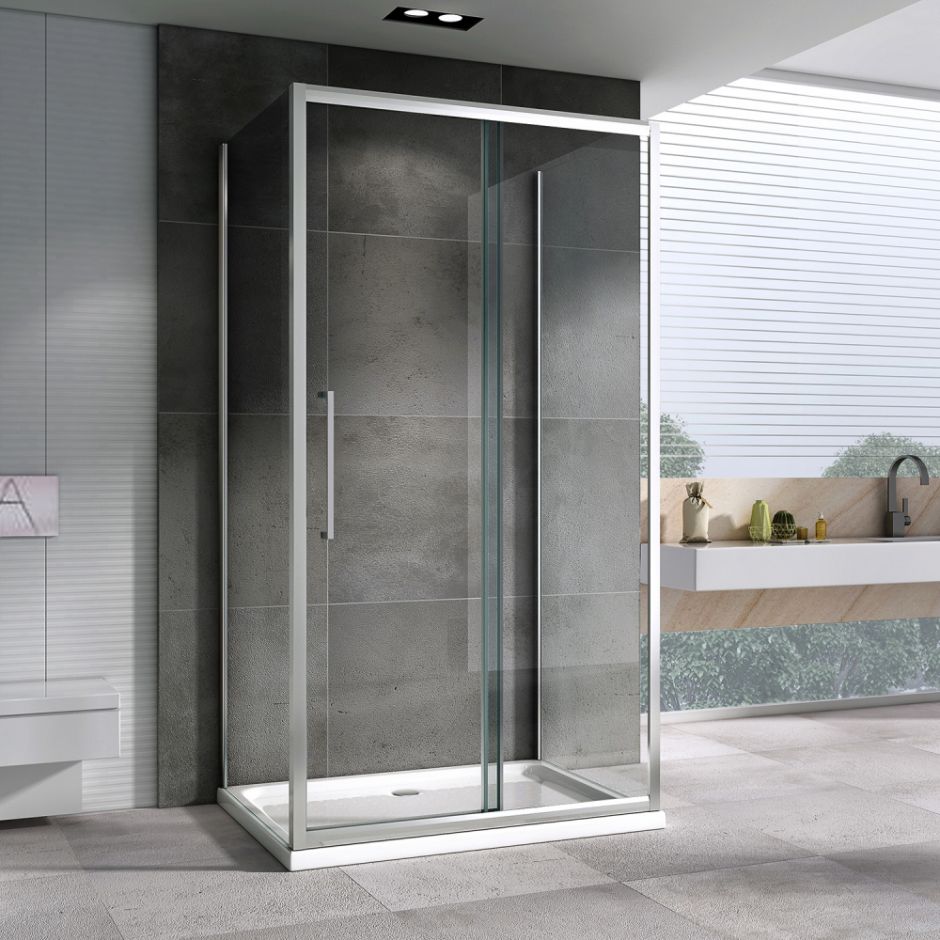 Душевой уголок ABBER Schwarzer Diamant AG30170H-S85-S85 170х85 см ФОТО