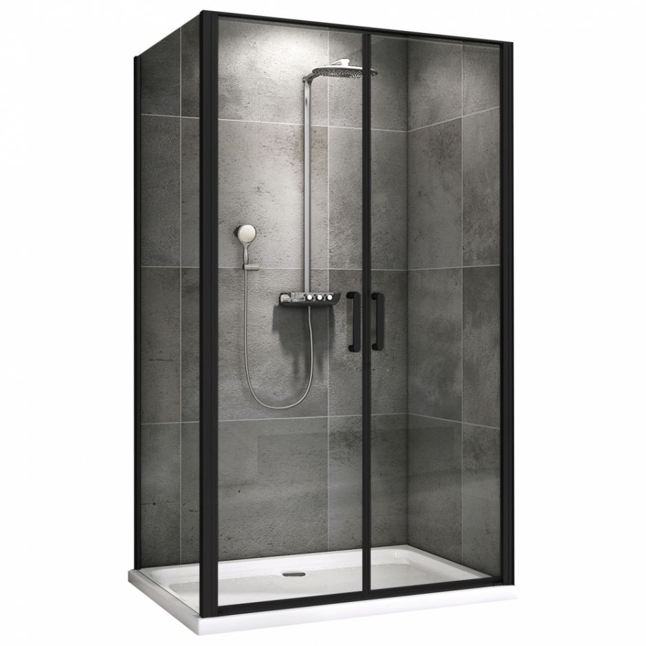 Душевой уголок ABBER Sonnenstrand AG04100BC-S85B 100х85 см