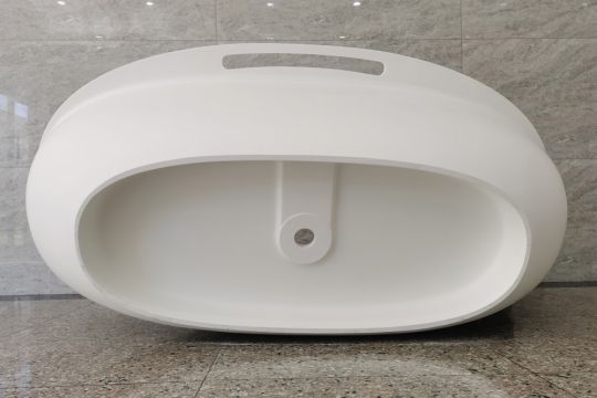 Ванна из искусственного камня ABBER Stein AS9631 белая матовая схема 13 Ванна из искусственного камня ABBER Stein AS9631 белая матовая схема 13