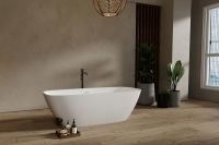 Ванна из искусственного камня ABBER Stein AS9632 белая матовая схема 10