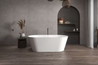 Ванна из искусственного камня ABBER Stein AS9605 белая матовая схема 9 Ванна из искусственного камня ABBER Stein AS9605 белая матовая схема 9