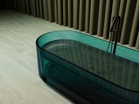 Прозрачная ванна ABBER Kristall AT9708Aquamarin бирюзовая схема 6