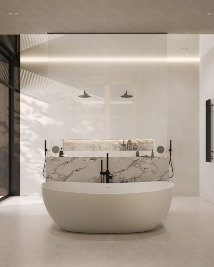 Карбоновая ванна ABBER Karbon AK9001-1.7 черная схема 9