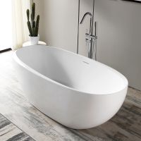 Акриловая ванна ABBER AB9285 белая схема 1