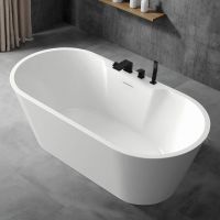 Акриловая ванна ABBER AB9299-1.7 белая схема 1