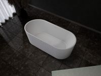 Ванна из искусственного камня ABBER Stein AS9650 белая матовая схема 10