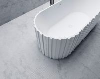 Ванна из искусственного камня ABBER Stein AS9653 белая матовая схема 10
