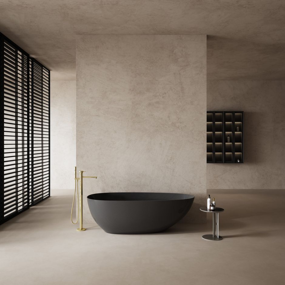 Карбоновая ванна ABBER Karbon AK9011-1.7 черная ФОТО